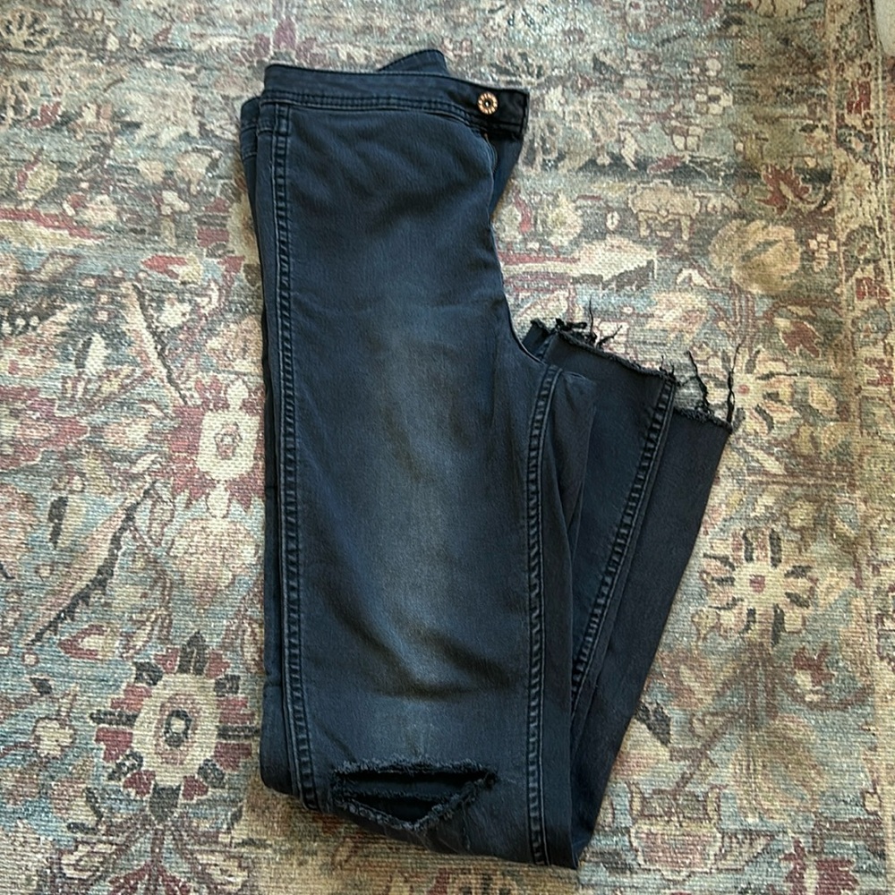 Super high waisted jeans